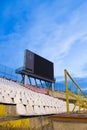 The score board from Dinamo Bucuresti stadium Royalty Free Stock Photo