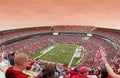 Stadium view of pregame elephant