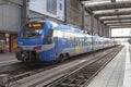 A Stadler\'s Flirt 3 Class ET 309 train at the Munich main railway station Royalty Free Stock Photo