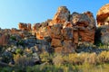 The Stadsaal Caves landscape in the Cederberg, South Africa Royalty Free Stock Photo