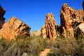 The Stadsaal Caves landscape in the Cederberg, South Africa Royalty Free Stock Photo