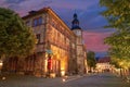 Stadt Nordhausen Rathaus with Roland figure in Germany Royalty Free Stock Photo