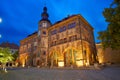 Stadt Nordhausen Rathaus with Roland figure in Germany Royalty Free Stock Photo