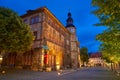 Stadt Nordhausen Rathaus with Roland figure in Germany Royalty Free Stock Photo