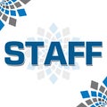 Staff Blue Grey Square Elements Square