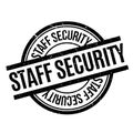 Staff Security rubber stamp