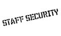 Staff Security rubber stamp