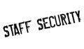 Staff Security rubber stamp