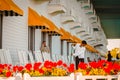 Staff working at the Grand Hotel on Mackinac Island Royalty Free Stock Photo