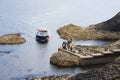 Staffa, an island of the Inner Hebrides in Argyll and Bute, Scotland Royalty Free Stock Photo