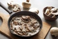 Staffed Mushrooms with fresh dill, cheese and sour cream