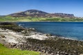 Staffin beach at Isle of Skye, Scotland Royalty Free Stock Photo