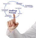 Staffing Process Royalty Free Stock Photo