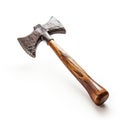 Stag Axe With Wood Handle - Metalworking Mastery And Timeless Artistry