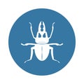 stag beetle icon. Element of insect icons for mobile concept and web apps. Badge style stag beetle icon can be used for web and mo