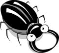 Stag beetle illustration Royalty Free Stock Photo