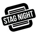 Stag night black stamp