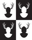 Stag night Royalty Free Stock Photo