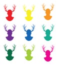 Stag night Royalty Free Stock Photo