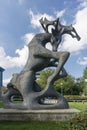 Stag Sculpture at Maidstone, Kent