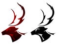 Stag tattoo design