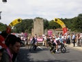 Stage 2 Start Tour de France Royalty Free Stock Photo