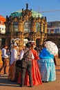 Stage Actors in Zwinger Palace