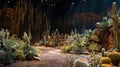 The stage is adorned with cacti and tumbleweeds giving a nod to the desert landscape that surrounds the opera house.