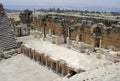 Stage of Antic Theatre in Hierapolis. Royalty Free Stock Photo