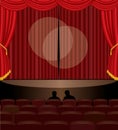 Stage audition Royalty Free Stock Photo