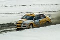 Stage of the championship of Russia on rally, a city Asbestos, Sverdlovsk area, Russia, 3/14/2015