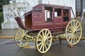Historic Stage Coach at the Capitol Building in Salem, Oregon