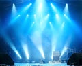 Stage before a concert Royalty Free Stock Photo