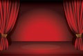 Stage curtain Royalty Free Stock Photo