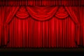 Stage Curtains Royalty Free Stock Photo