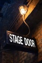 Stage Door sign Royalty Free Stock Photo