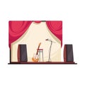 Stage Flat Illustration