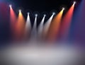 Stage illumination Royalty Free Stock Photo