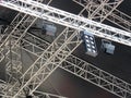 Stage illumination light equipment and projectors Royalty Free Stock Photo