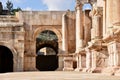 Stage Level Stage Right View at Jerash South Theatre