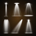 Stage lighting, a collection of transparent effects.