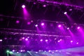 Stage lights. Soffits. Concert light Royalty Free Stock Photo