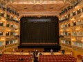 stage in opera Gran Teatro la Fenice in Venice Royalty Free Stock Photo
