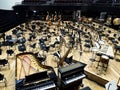 Stage of the Philarmonic ochestra of Paris