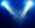 Stage spotlights Royalty Free Stock Photo