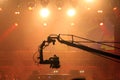 Stage video lights Royalty Free Stock Photo