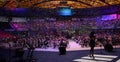 Corporate Event Party Presentation, Stage View Panorama