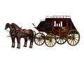 Stagecoach with Horses