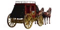 Stagecoach with Horses