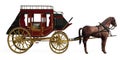 Stagecoach with Horses Royalty Free Stock Photo